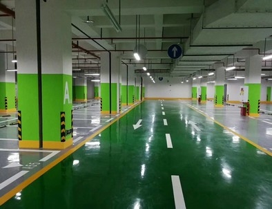 三门峡三门峡停车场标线施工